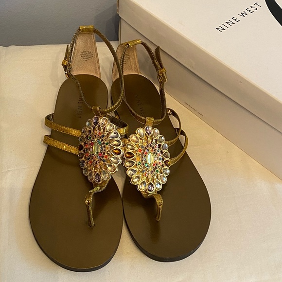 Nine West Strappy Sandals - Picture 2 of 8